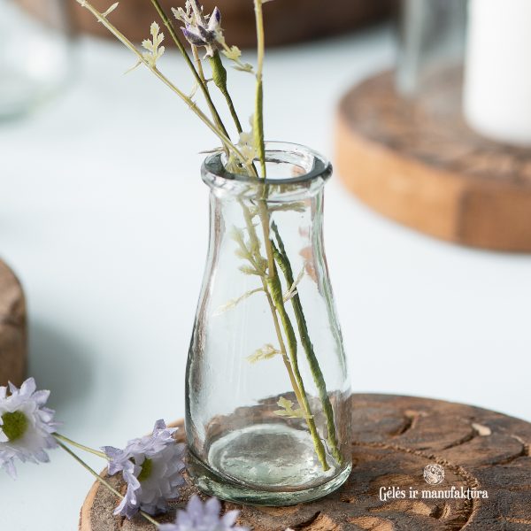 vase vaza glass stiklinė bespalvė skaidri vazelė gėlės ir manufaktūra iblaursen 02012-00