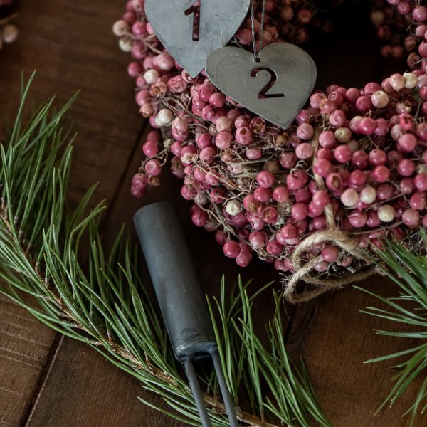 advento skaičiukai hearts širdelės hanger christmas kaledos kaledinis gėlės ir manufaktūra stillenat