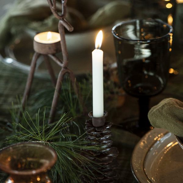 candle holder cone kankorėžis žvakidė christmas kalėdos kalėdinė gėlės ir manufaktūra