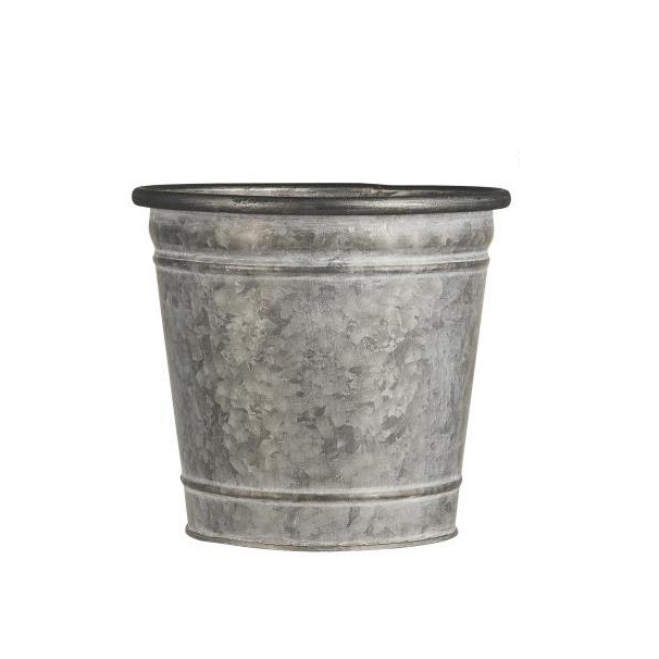 vazonas augalams metalinis Urban Garden zinc pot kibirėlis gėlės ir manufaktūra