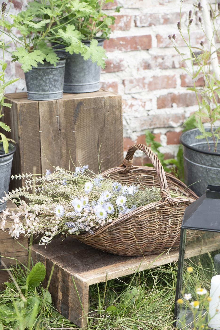 vazonas augalams metalinis Urban Garden zinc pot kibirėlis gėlės ir manufaktūra