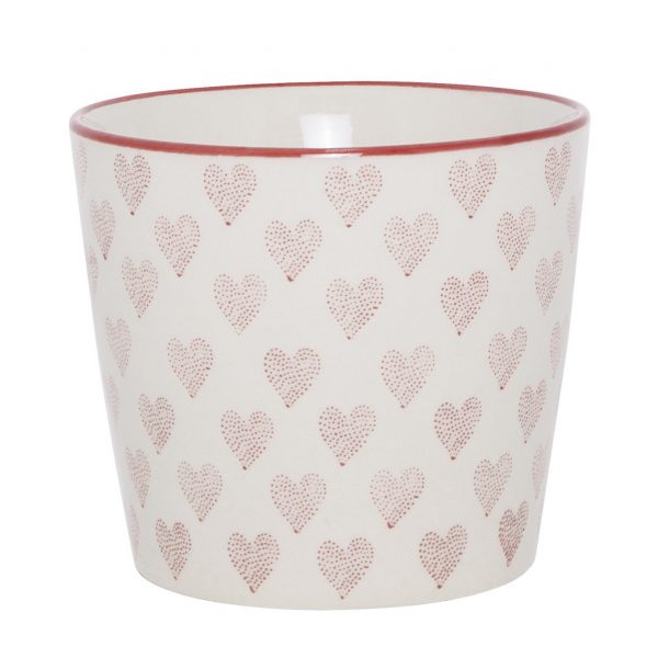 mug cup puodelis Casablanca keramika keramikinis sirdeles gėlės ir manufaktūra puodukas iblaursen hearts