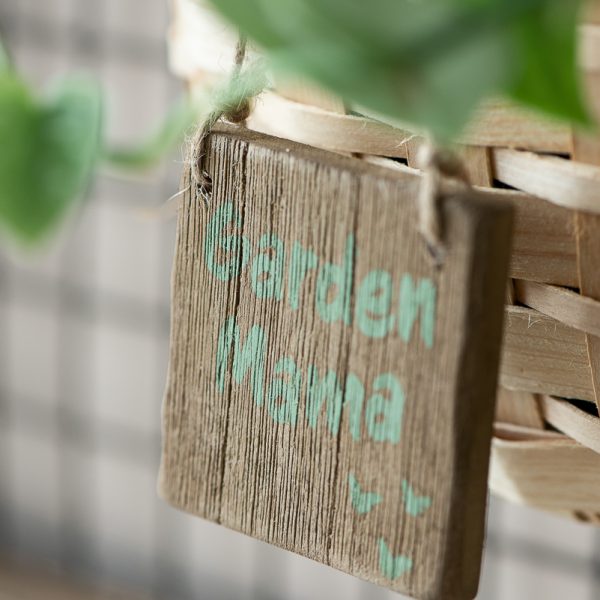 medinė sign wooden lentelė garden mama flower gėlės ir manufaktūra