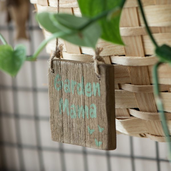 medinė sign wooden lentelė garden mama flower gėlės ir manufaktūra
