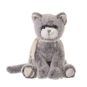 bukowski cat Teofil plush toy soft žilas pilkas katinas katinėlis kačiukas pliušinis žaislas geles ir manufaktura dovana