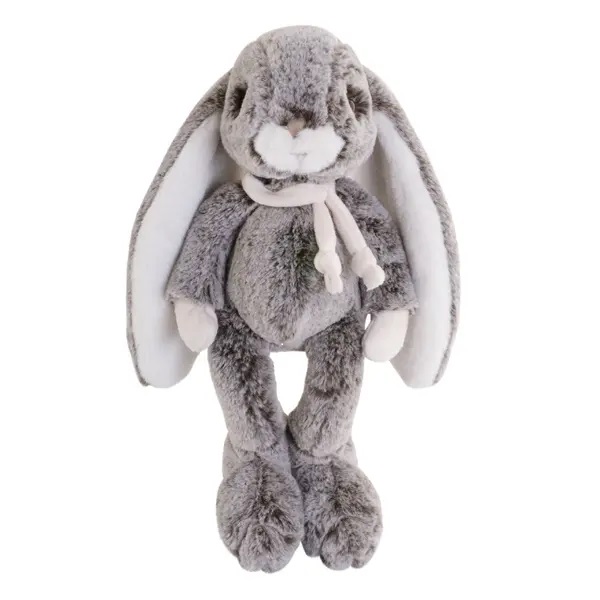rabbit bunny zuikis pliušinis žaislas pilkas pluch toy Cornelius gėlės ir manufaktūra Bukowski
