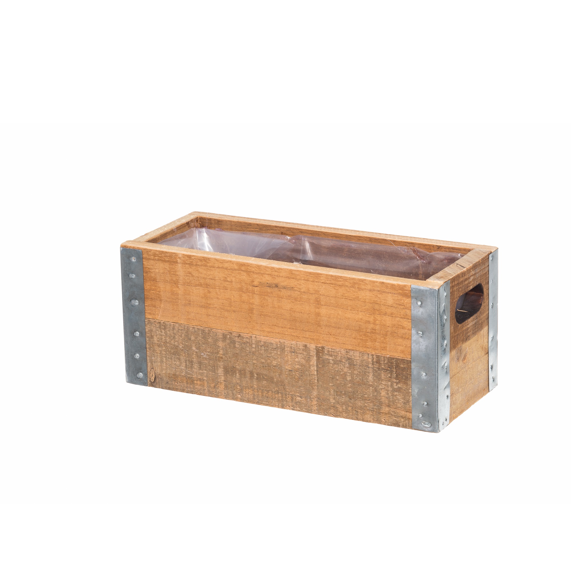 ėžė medinė wooden box with plastic 3 dydžiai plastikinis įklotas gėlės ir manufaktūra