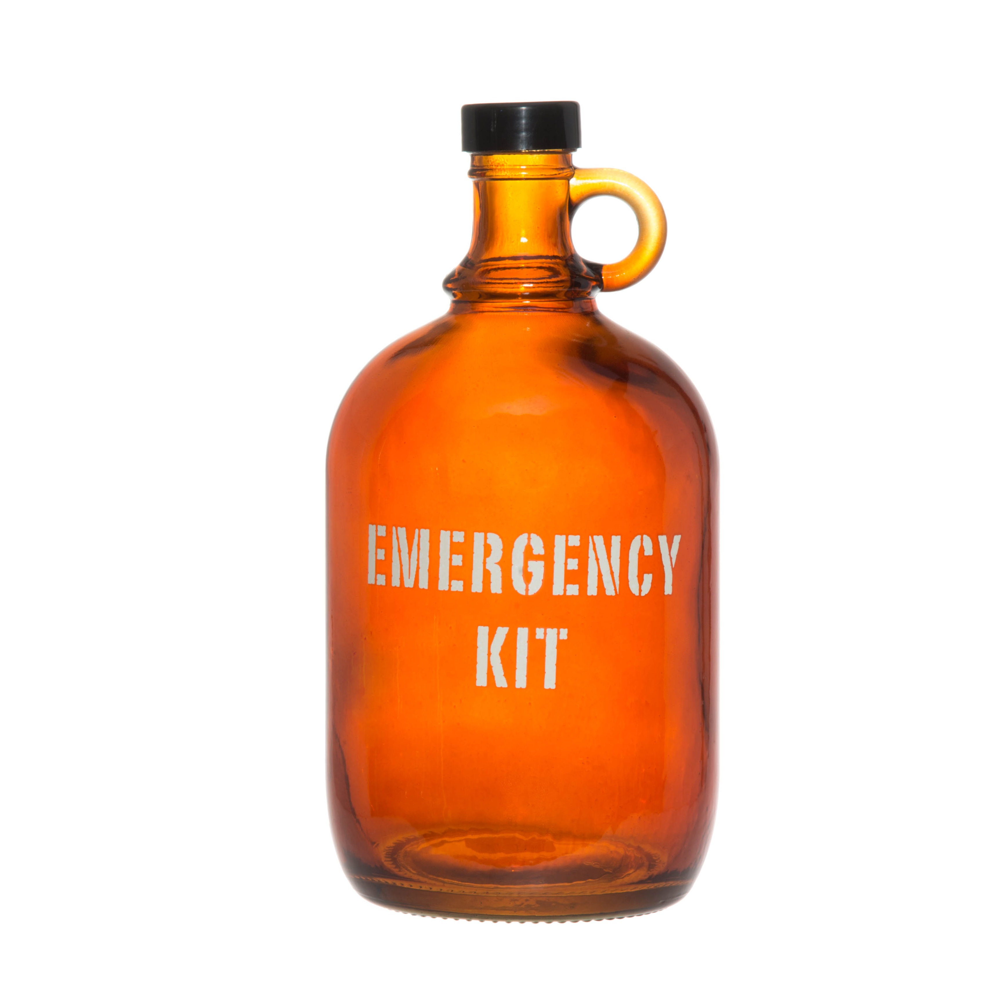 butelis rudas stiklas pharmacy glass gėlės ir manufaktūra 303977 TT BARKEEP BEER GROWLERS bottle